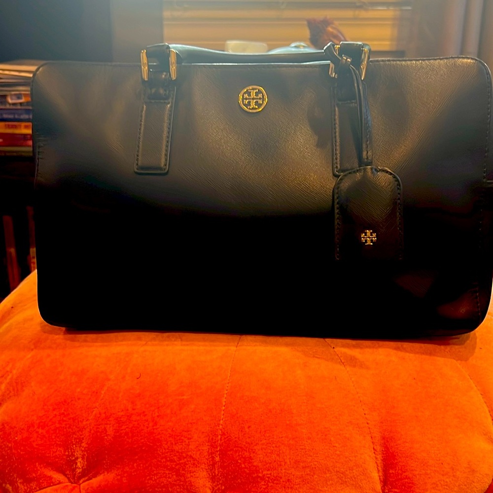 Tory Burch Leather Robinson Zip Tote